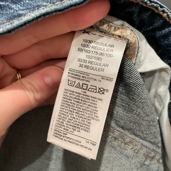 Gap Womens Universal Slim Boyfriend Sz 10/30R *NEW WITH TAGS* - Picture 4 of 5